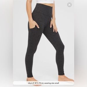 Aerie leggings dark gray!!